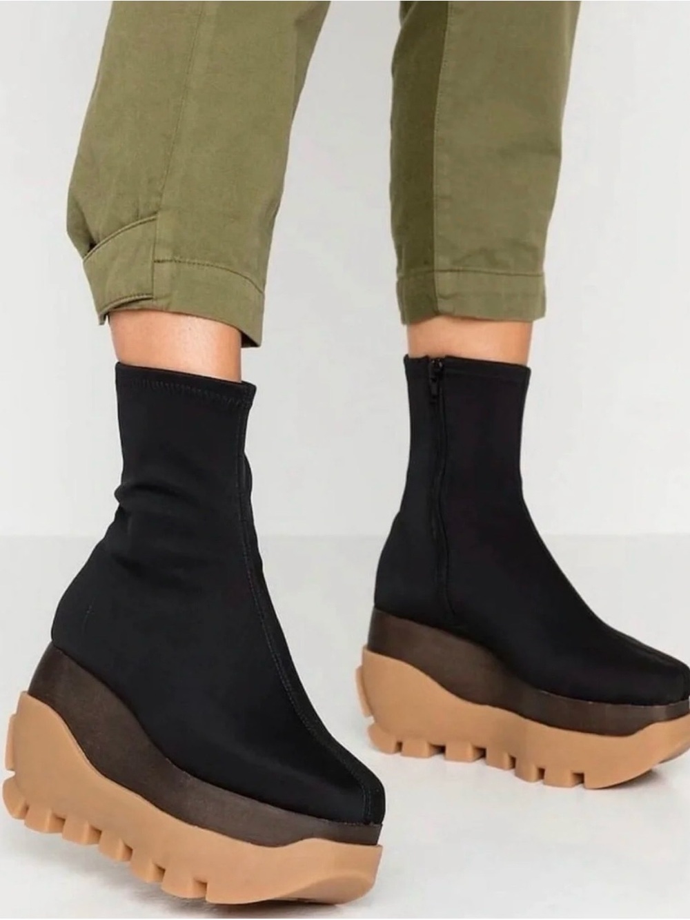 Free People x Jeffrey Campbell Platform Boots SIZE:7 Whimsy-goth